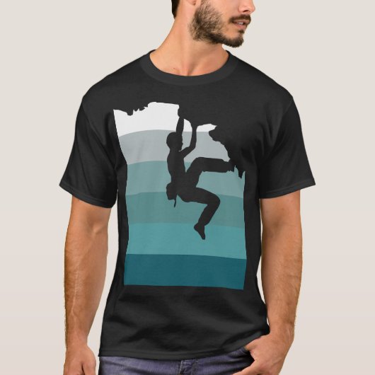 登山ボルダリング Tシャツ (正面)