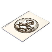 登山マウンテンヤギ山羊座誕生日〔占星術の〕十二宮図 ノートブック (左側)