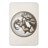 登山マウンテンヤギ山羊座誕生日〔占星術の〕十二宮図 バスマット (正面縦)