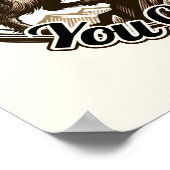 登山マウンテンヤギ山羊座誕生日〔占星術の〕十二宮図 ポスター (角)