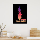 登山モチベーション比喩の夢の拡大 ポスター (キッチン)