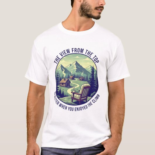 登山ライフスタイル 快適Tシャツ Tシャツ (正面)