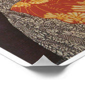 登山ラブソングブックカバーのラダー ポスター (角)