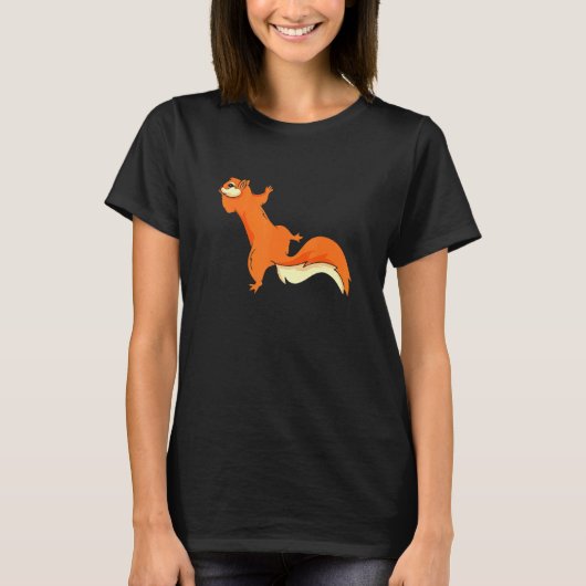 登山上の登山者の齧歯動物フィーダーリス Tシャツ (正面)