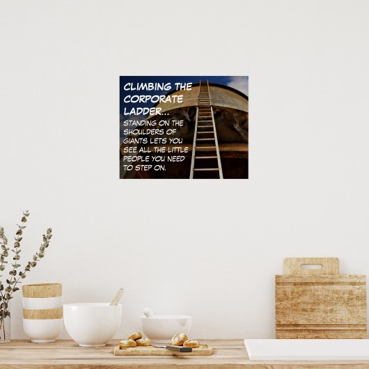 登山企業のラダープ与えロスペクションS ポスター (キッチン)