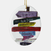 登山先セラミックオーナメント セラミックオーナメント (右)