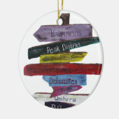 登山先セラミックオーナメント セラミックオーナメント (左)