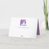 登山女子誕生日カード カード (裏面)