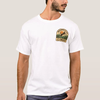 登山家が猫Tシャツを舞う Tシャツ