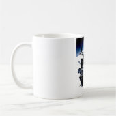 登山家達成雪の冬 コーヒーマグカップ (左)