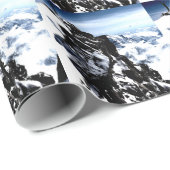 登山家達成雪の冬 ラッピングペーパー (ロールコーナー)