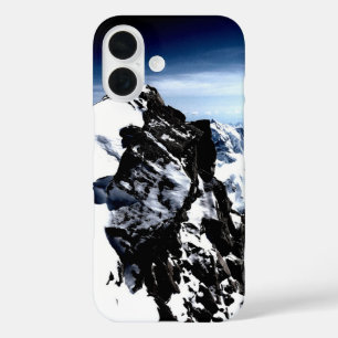 登山家達成雪の冬 iPhone 16ケース