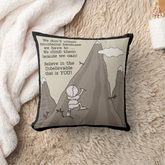 登山家 クッション (ブランケット)