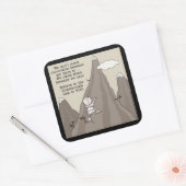 登山家 スクエアシール (封筒)