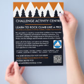 登山家，ハイキングと登山，冒険 チラシ (手)