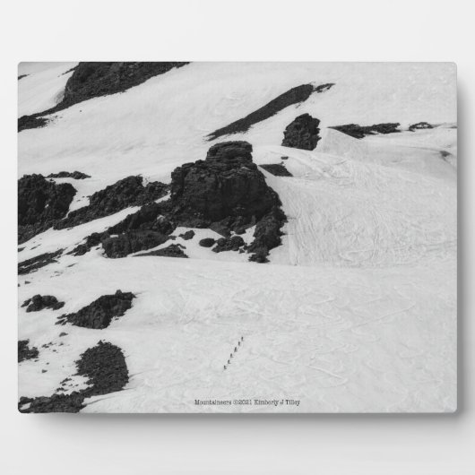 登山家 フォトプラーク (正面)