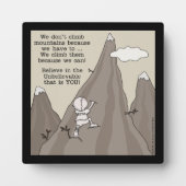 登山家 フォトプラーク (正面)