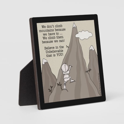 登山家 フォトプラーク (正面)