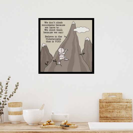 登山家 ポスター (キッチン)