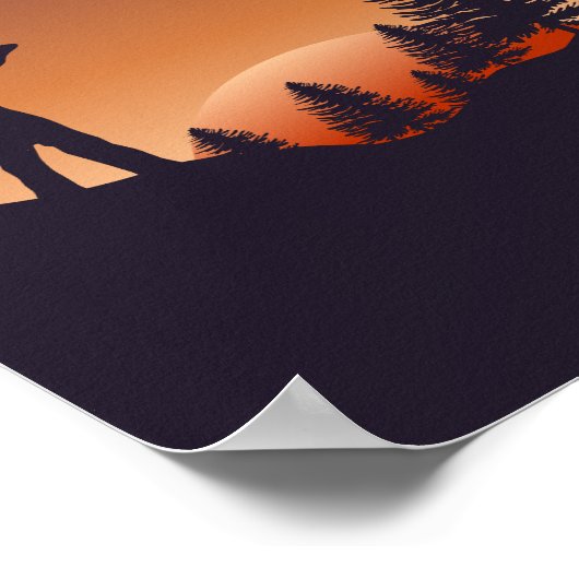 登山家 ポスター (角)