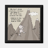 登山家 マグネット (正面)