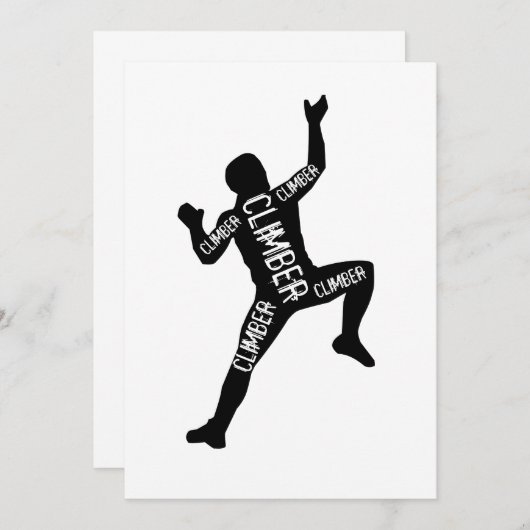 登山家 招待状 (正面/裏面)