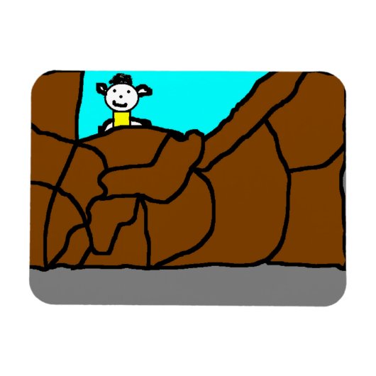 登山山磁石 マグネット (横)