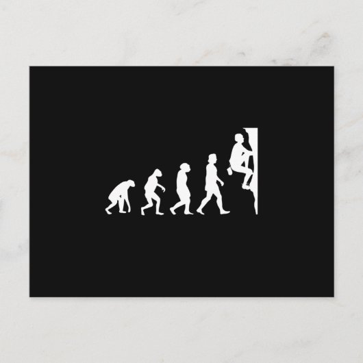 登山山進化 ポストカード (正面)