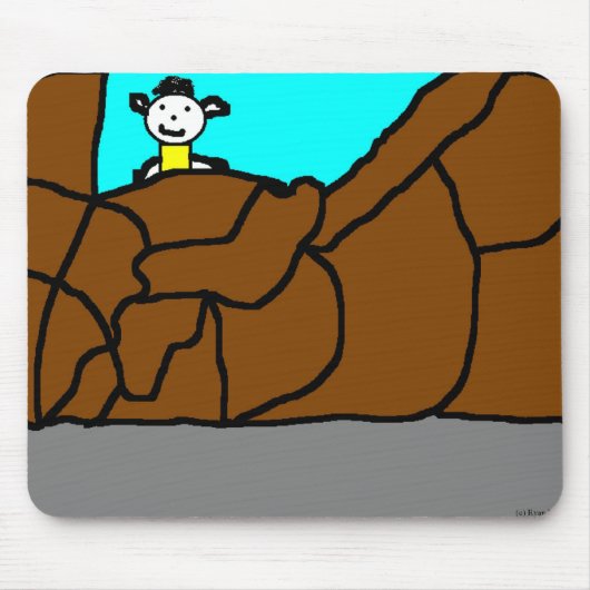 登山山 マウスパッド (正面)