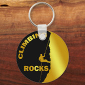 登山岩 キーホルダー (正面)