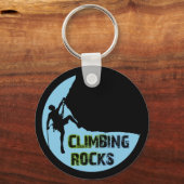 登山岩 キーホルダー (正面)