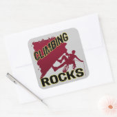 登山岩 スクエアシール (封筒)