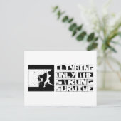 登山生き延び ポストカード (スタンド正面)