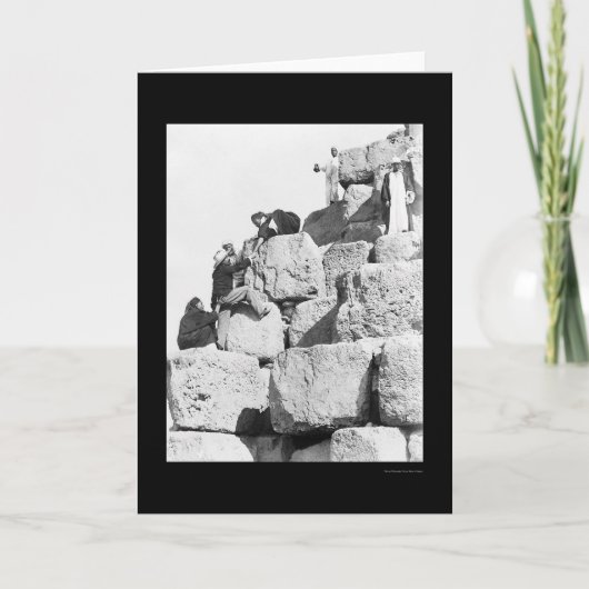 登山素晴らし・ザ・ピラミッド（1870年） カード (正面)