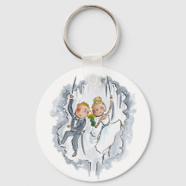 登山結婚夫婦 キーホルダー