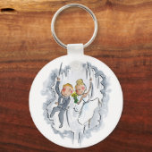 登山結婚夫婦 キーホルダー (正面)