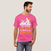 登山者のための山登り Tシャツ (正面フル)