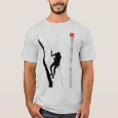 登山者のシャツ Tシャツ (正面)