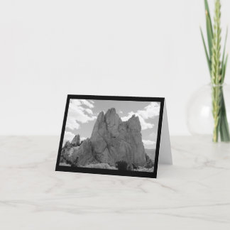 登山者のメッセージカード(ブランク) カード