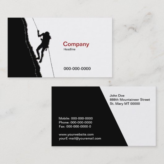 登山者の名刺 名刺 (正面/裏面)