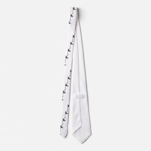 登山者アイコン ネクタイ (裏面)