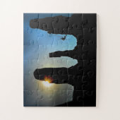 登山者クライム登山スポーツ登山 ジグソーパズル (縦)