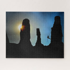 登山者クライム登山スポーツ登山 ジグソーパズル