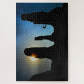 登山者クライム登山スポーツ登山 ジグソーパズル (縦)