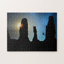 登山者クライム登山スポーツ登山 ジグソーパズル