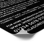 登山者シルエット、ハイキング、登山広告 ポスター (角)