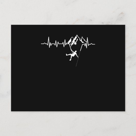 登山者ハイキング登山山ギ ポストカード (正面)