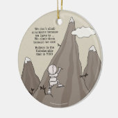 登山者 セラミックオーナメント (左)