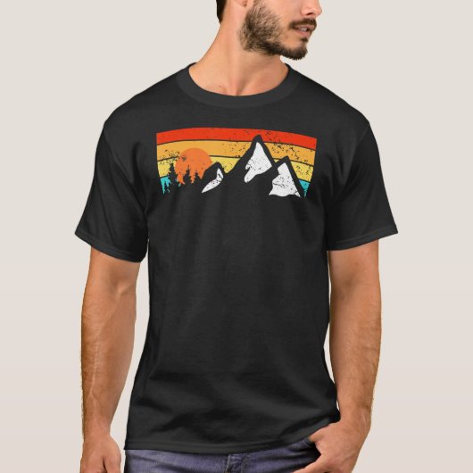 登山自然山野の探索 Tシャツ (正面)