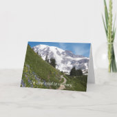 登山道が上手く行く カード (正面)